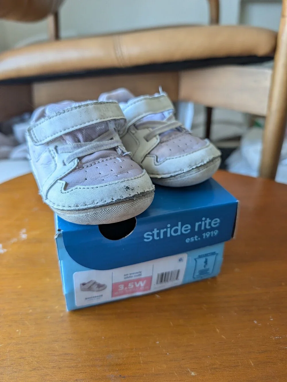 Stride Rite SM Waverly, white multi, 3.5W